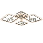 Люстра с ПДУ 1548/4WT LED 96 Вт 3000-6000К диммер белый 71×10 см BayerLux - фото 43846969