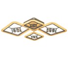 Люстра с ПДУ 1548/4WT LED 96 Вт 3000-6000К диммер белый 71×10 см BayerLux - фото 43846971