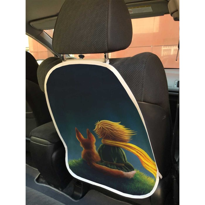 Защитная накидка на спинку сиденья автомобиля «Мальчик с лисенком» - Фото 1