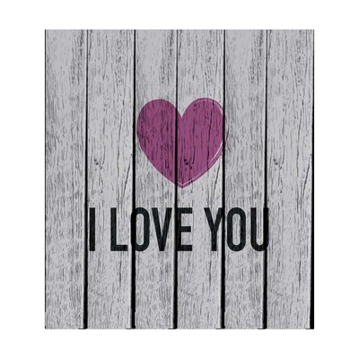 Защитная накидка на спинку сиденья автомобиля «Сердце на деревянном фоне»