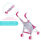 Коляска для кукол, трость, металлический каркас - Фото 2