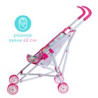 Коляска для кукол, трость, металлический каркас - Фото 4