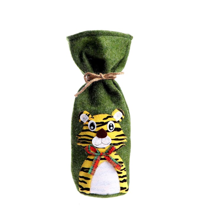 Чехол на бутылку «Кот», цвета МИКС - Фото 1