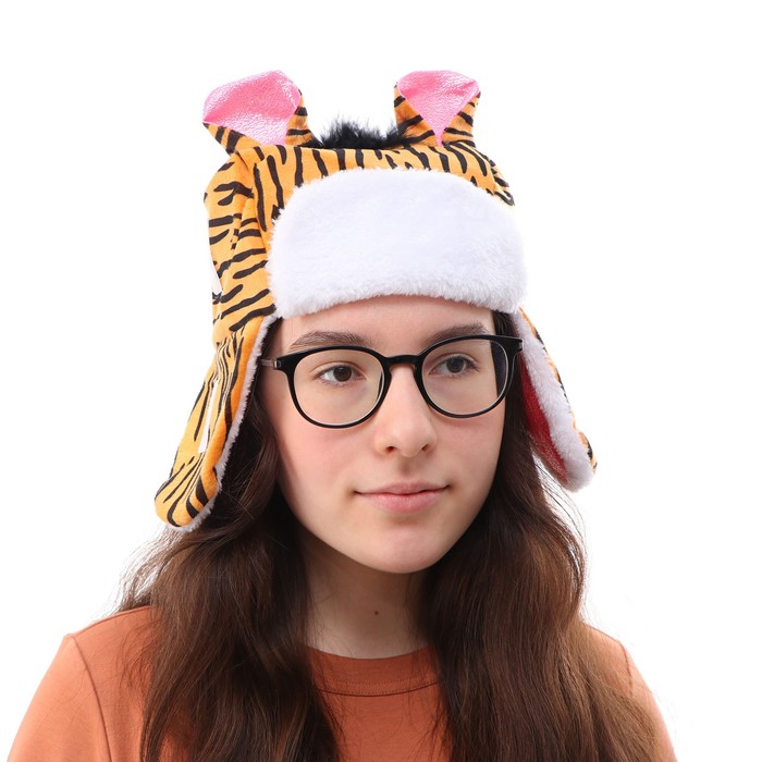 Карнавальная шапка «Тигр», цвета МИКС - Фото 1