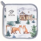 Прихватка Forest animals 19×19 саржа,100% х/л, ватин 250 г/м² - Фото 5