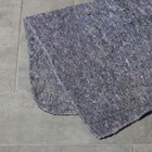 Салфетка - тряпка хозяйственная с оверлоком Доляна, 60×75 см, плотность 170 г/м, строчка 2,5 мм, цвет серый - Фото 2