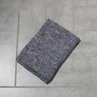 Салфетка - тряпка хозяйственная с оверлоком Доляна, 60×75 см, плотность 170 г/м, строчка 2,5 мм, цвет серый - Фото 3
