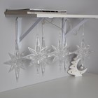 УЦЕНКА Гирлянда «Нить», 2 м, с насадками «Полярная звезда», IP20, 30 LED, 220 В, мигание, прозрачная нить, свечение мульти 7492112