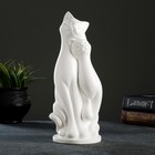 Фигура "Пара кошек" белая 10х27х10см - фото 318688372