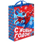 Пакет подарочный "Новый год" 31х40х11 см, Человек-паук - Фото 2