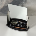 Зеркало настольное, прямоугольное, 17.5×19 см, (15×17 см), цвет серебряный - Фото 5