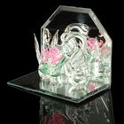 Сувенир стекло "Лебеди возле цветка" 7,8х15х12 см - Фото 3