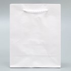 Пакет подарочный ламинированный, упаковка, «Белый», S 12 х 15 х 5,5 см - Фото 2