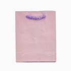 Пакет подарочный ламинированный, упаковка, «Розовый», S 12 х 15 х 5,5 см (комплект 2 шт) - фото 23265408