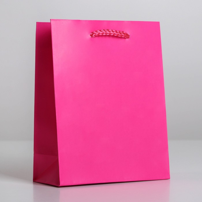 Пакет подарочный ламинированный, упаковка, «Фуксия», S 12 х 15 х 5,5 см - Фото 1