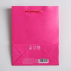 Пакет подарочный ламинированный, упаковка, «Фуксия», S 12 х 15 х 5,5 см - Фото 5