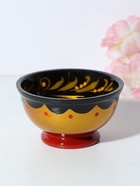 Солонка "Каравай", 7х3 см, хохлома - фото 33720414