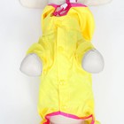 Комбинезон демисезонный с отверстием для поводка, 10 (ДС 25, ОШ  26, ОГ 30 см), жёлтый 5152254