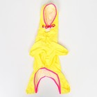 Комбинезон демисезонный с отверстием для поводка, 10 (ДС 25, ОШ  26, ОГ 30 см), жёлтый 5152254