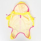 Комбинезон демисезонный с отверстием для поводка, 10 (ДС 25, ОШ  26, ОГ 30 см), жёлтый 5152254