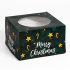 Кондитерская упаковка с окном «Merry Christmas», 30 х 30 х 19 см - Фото 6