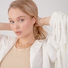 Набор колье 3 шт. «Тренд» булавка и звёздочки, цвет золото, 47 см - фото 21396898