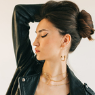 Набор колье 3 шт. «Тренд» булавка и звёздочки, цвет золото, 47 см - фото 23889250