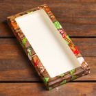 Подарочная коробка под плитку шоколада с окном "Пряничный домик", 17,1 х 8 х 1,4 см (комплект 5 шт) - фото 40400236