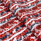 Бумага упаковочная новогодняя глянцевая «Лесной Новый год», 70×100 см, 1 лист - Фото 3