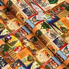 Бумага упаковочная новогодняя глянцевая «Новогодняя афиша», 70×100 см, 1 лист - Фото 3