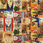 Бумага упаковочная новогодняя глянцевая «Новогодняя афиша», 70×100 см, 1 лист - Фото 5