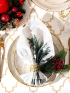 Набор салфеток сервировочных «Этель» Forest animals, 4 шт., белые, 40×40 см - Фото 3