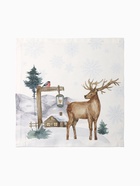 Набор салфеток сервировочных «Этель» Forest animals, 4 шт., белые, 40×40 см - Фото 9