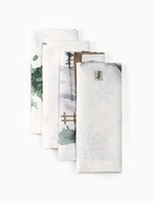 Набор салфеток сервировочных «Этель» Forest animals, 4 шт., белые, 40×40 см - Фото 4