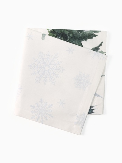 Набор новогодних салфеток "Этель" «Forest animals», 40х40см - 4 шт, хлопок, саржа