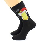 Носки мужские, цвет черный, размер 39-44 - Фото 5