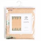 Скатерть новогодняя Этель Fir branches 144×110 см с ГМВО, 100%хл, 190 г/м² - фото 809701424