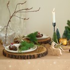 Скатерть новогодняя «Этель» Fir branches 144×220 см с ГМВО, 100% хлопок, 190 г/м² - Фото 4