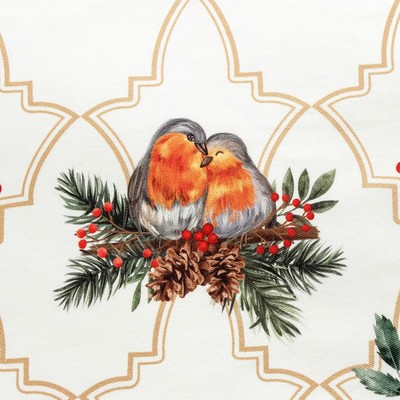 Скатерть новогодняя «Этель Winter robin» 144×110 см, 100% хлопок, саржа 190 г/м²