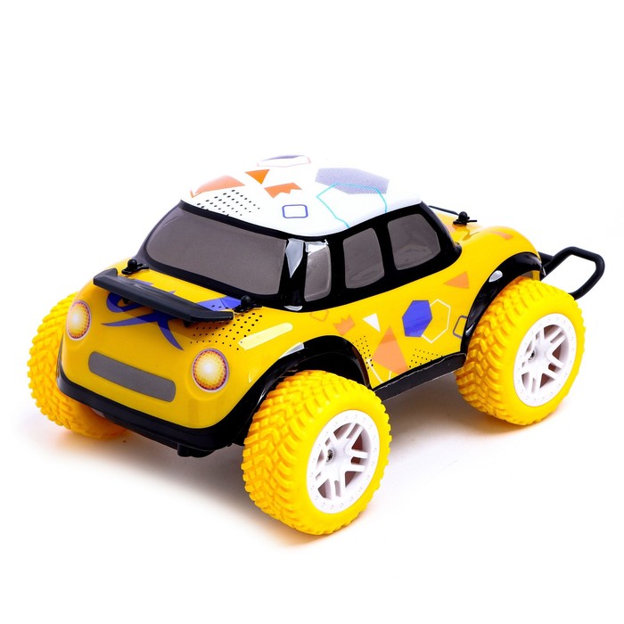 Джип радиоуправляемый «Багги», 1:16, работает от батареек, цвет желтый 51547