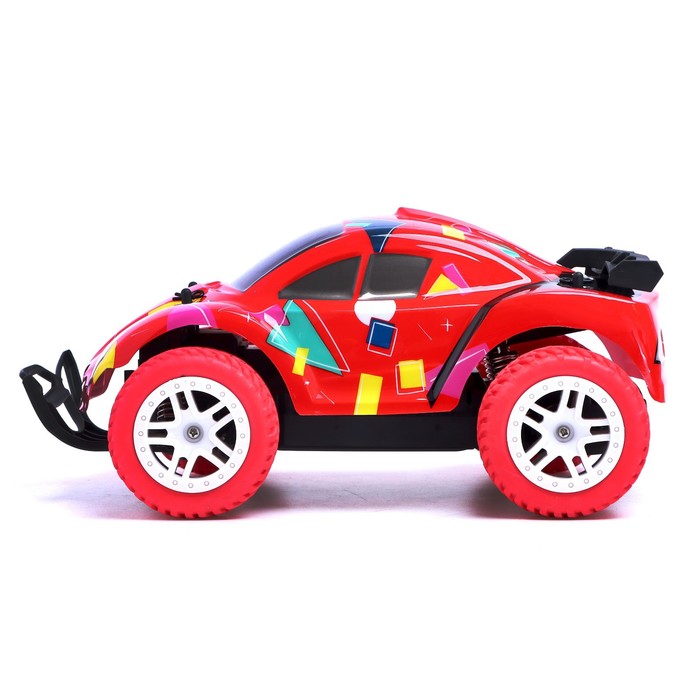 Джип радиоуправляемый «Багги», 1:16, работает от батареек, цвет красный 51548