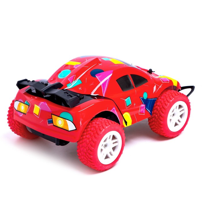 Джип радиоуправляемый «Багги», 1:16, работает от батареек, цвет красный 51548