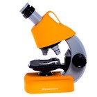 Микроскоп детский «Юный ученый» кратность х100, х400, х1200, подсветка, цвет жёлтый - фото 9576835