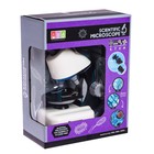 Микроскоп детский «Юный ученый» кратность х100, х400, х1200, подсветка, цвет белый - Фото 10