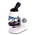 Микроскоп детский «Набор биолога в чемодане» кратность х40, х100, х640, подсветка, цвет белый - фото 150540