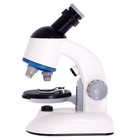 Микроскоп детский «Набор биолога в чемодане» кратность х40, х100, х640, подсветка, цвет белый - фото 150541