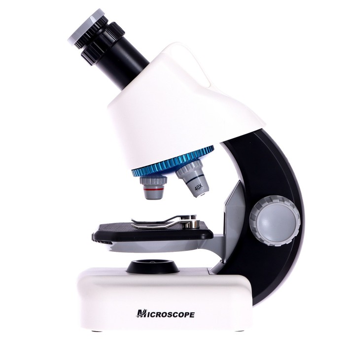 Микроскоп детский «Набор биолога в чемодане» кратность х40, х100, х640, подсветка, цвет белый - фото 1886710103