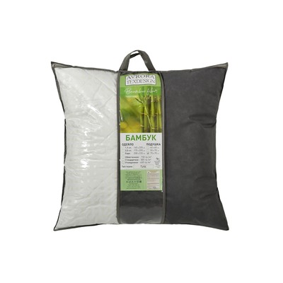 Подушка «Бамбуковое волокно», размер 70х70 см, чехол тик, цвет МИКС