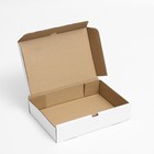 Коробка для пирога, белая, 29 х 20 х 6 см - Фото 2