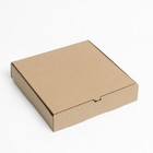 Коробка для пиццы, крафт, 30 х 30 х 6 см - фото 9441631